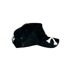 Gorra Negra Camionero Hombre Vago Bones Calavera Original