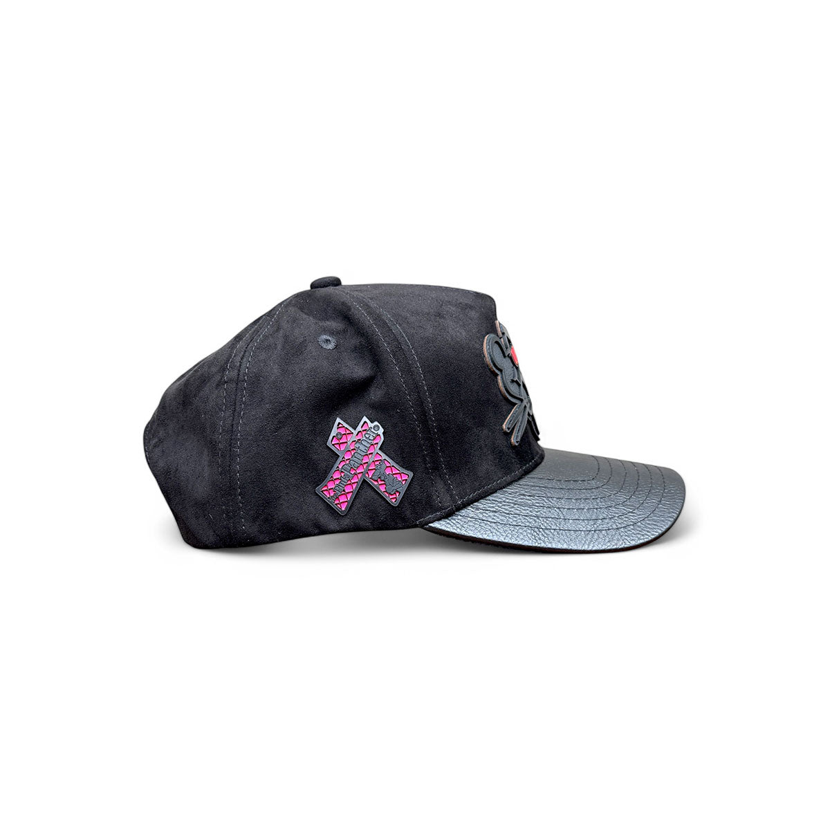 Gorra VAGO Style LA PANTERA Black LA ORIGINAL Negra Visera Curva de Piel-Unitalla