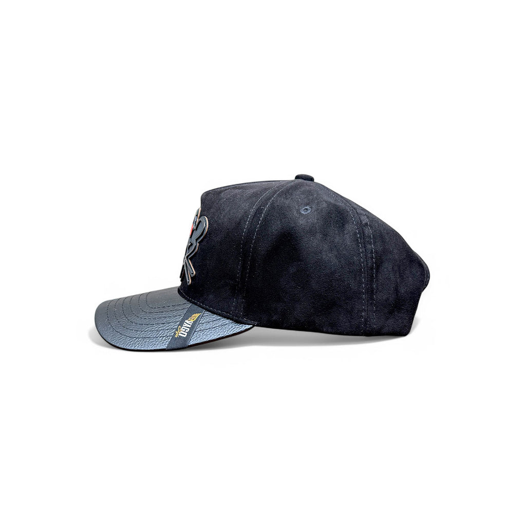 Gorra VAGO Style LA PANTERA Black LA ORIGINAL Negra Visera Curva de Piel-Unitalla