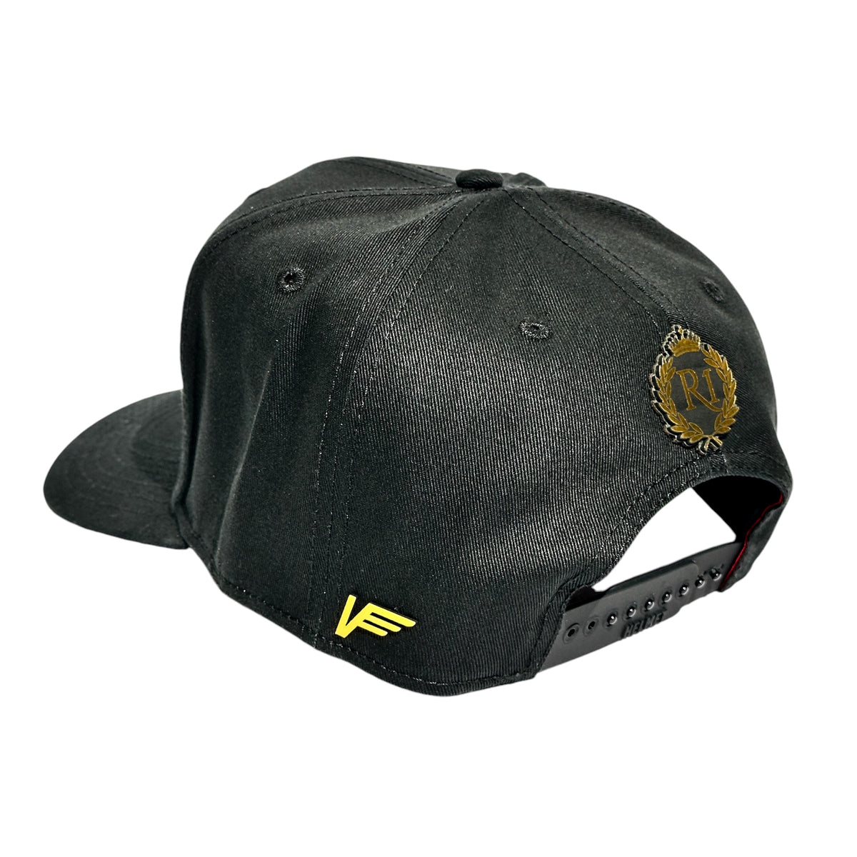 VAGO Style CARO COMO QUINTERO Gorra Unica Artesanal Negra Ajustable con Visera Curva con Estampado B