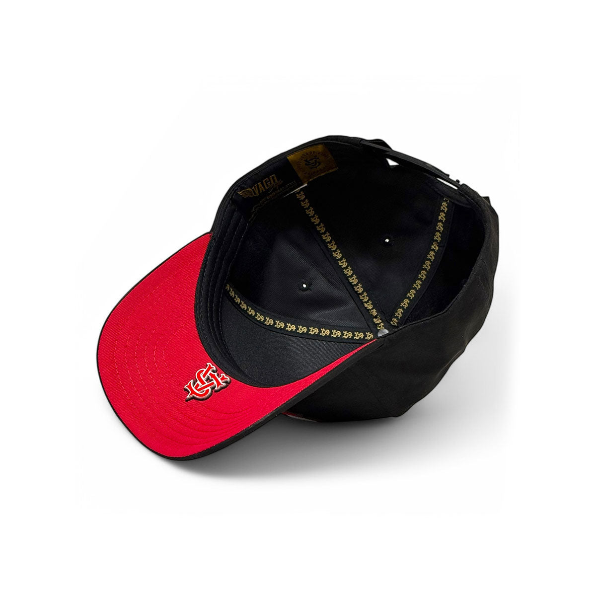 Gorra VAGO Style Como Jordan negra gamuza visera curva-Unitalla