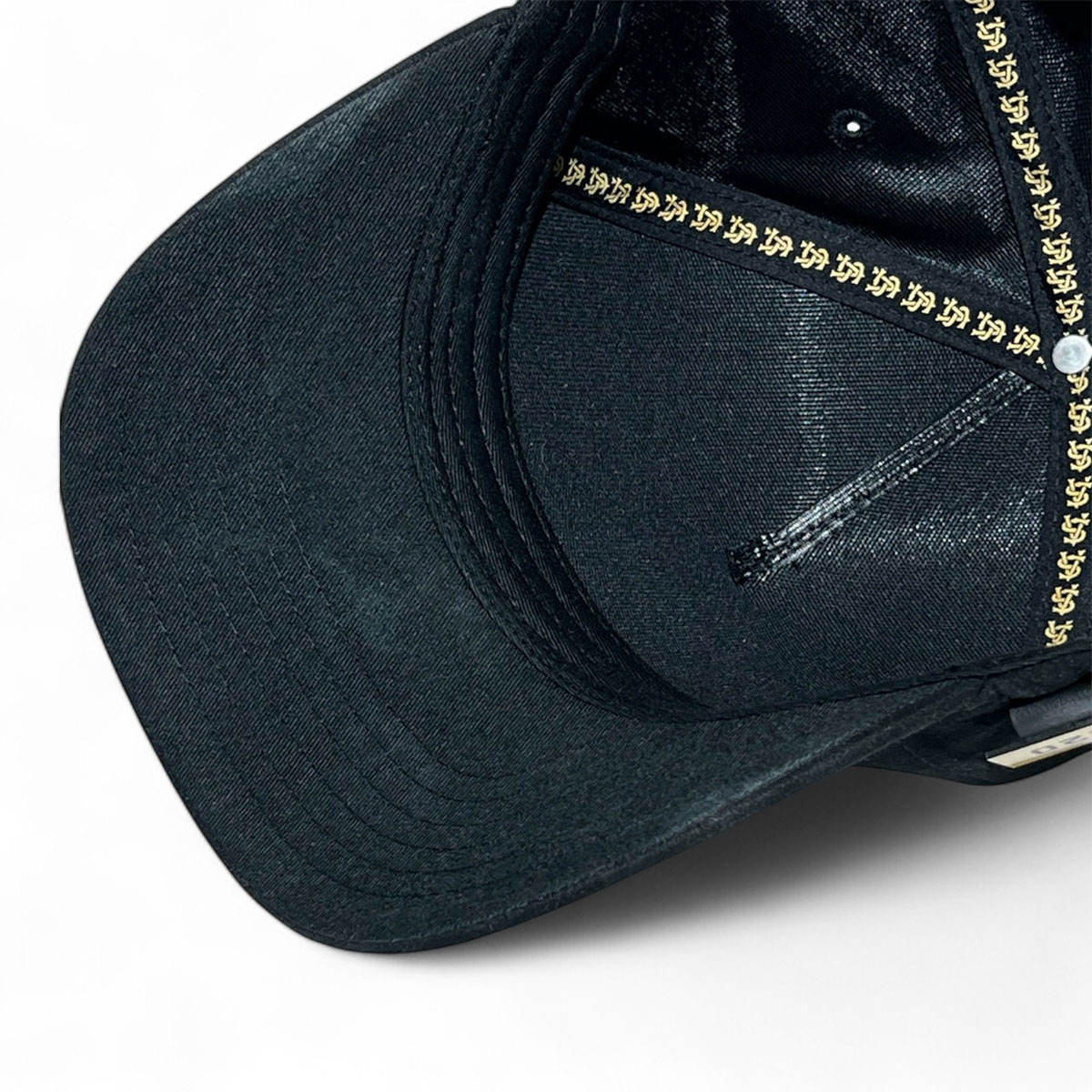 Gorra VAGO Style FLOR DIVINA Negra Gamuza Visera Curva-Unitalla