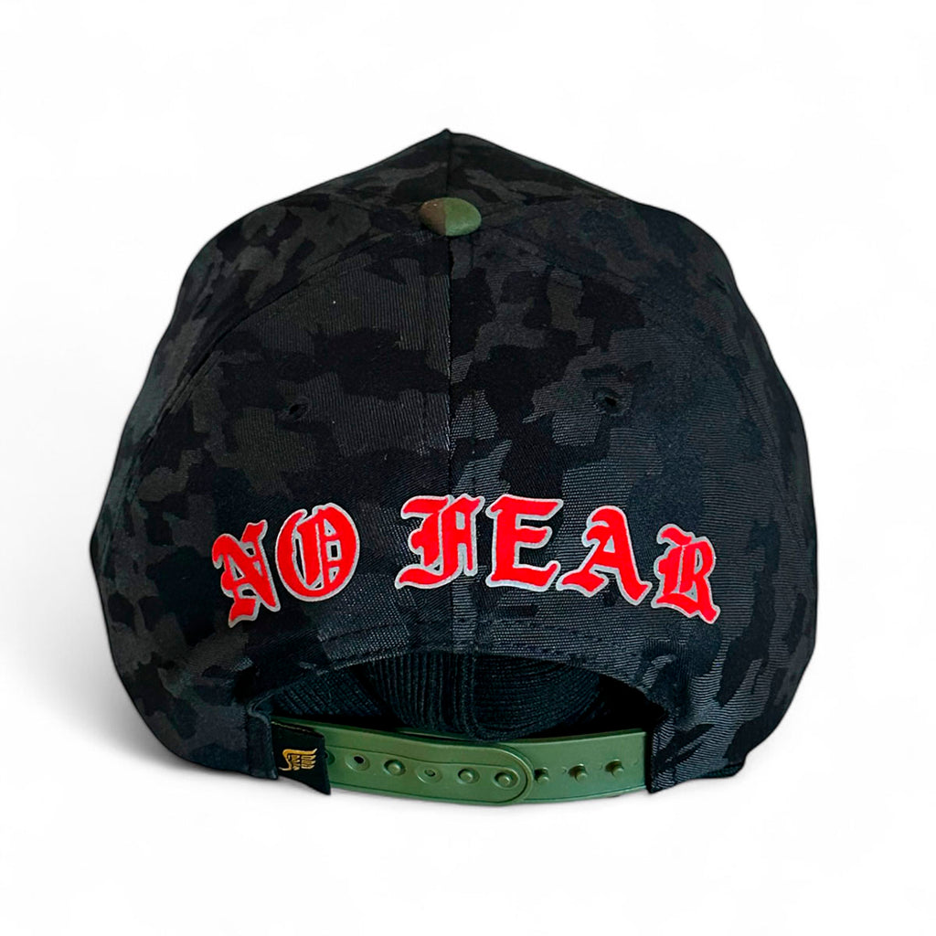 Gorra NO FEAR Camuflaje VAGO Style Artesanal y Exclusiva-Unitalla