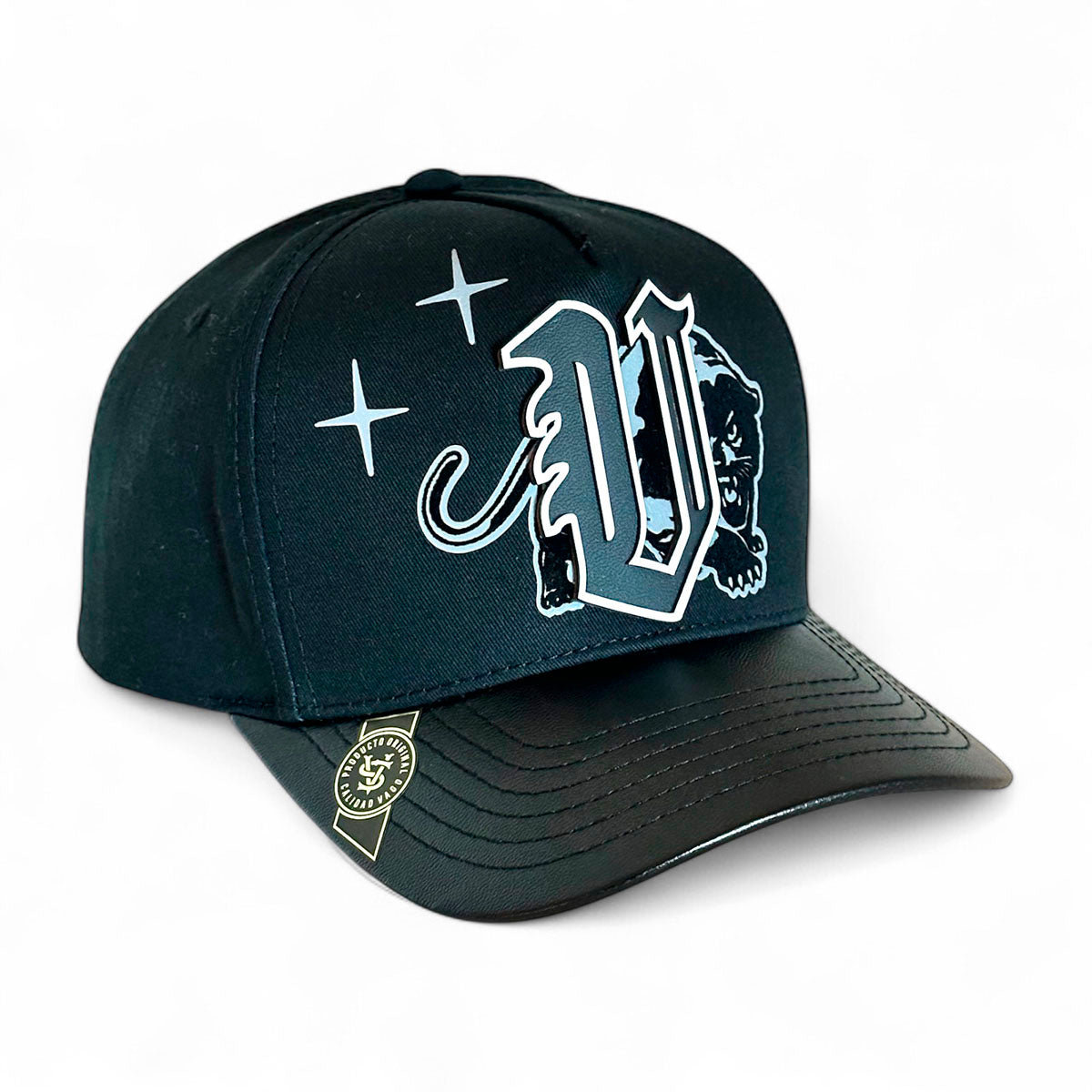 Gorra NO FEAR Negra Ajustable VAGO Style Artesanal Exclusiva-Unitalla