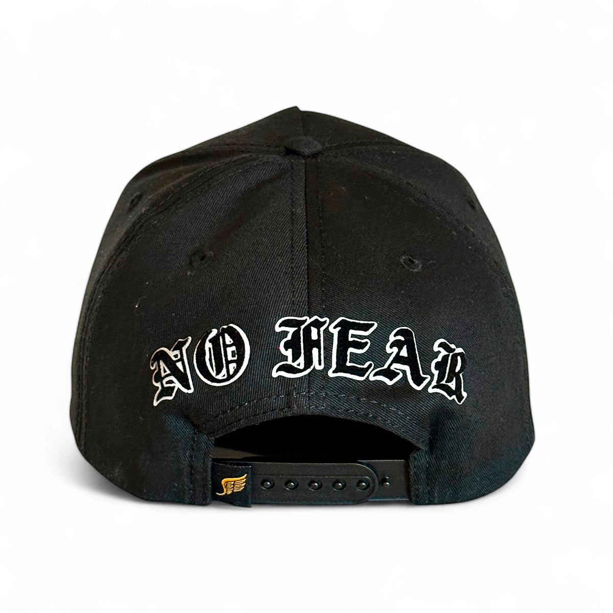 Gorra NO FEAR Negra Ajustable VAGO Style Artesanal Exclusiva-Unitalla