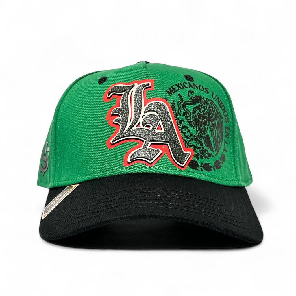 Gorra VAGO Style LAMX Verde Visera Curva Negra-Unitalla