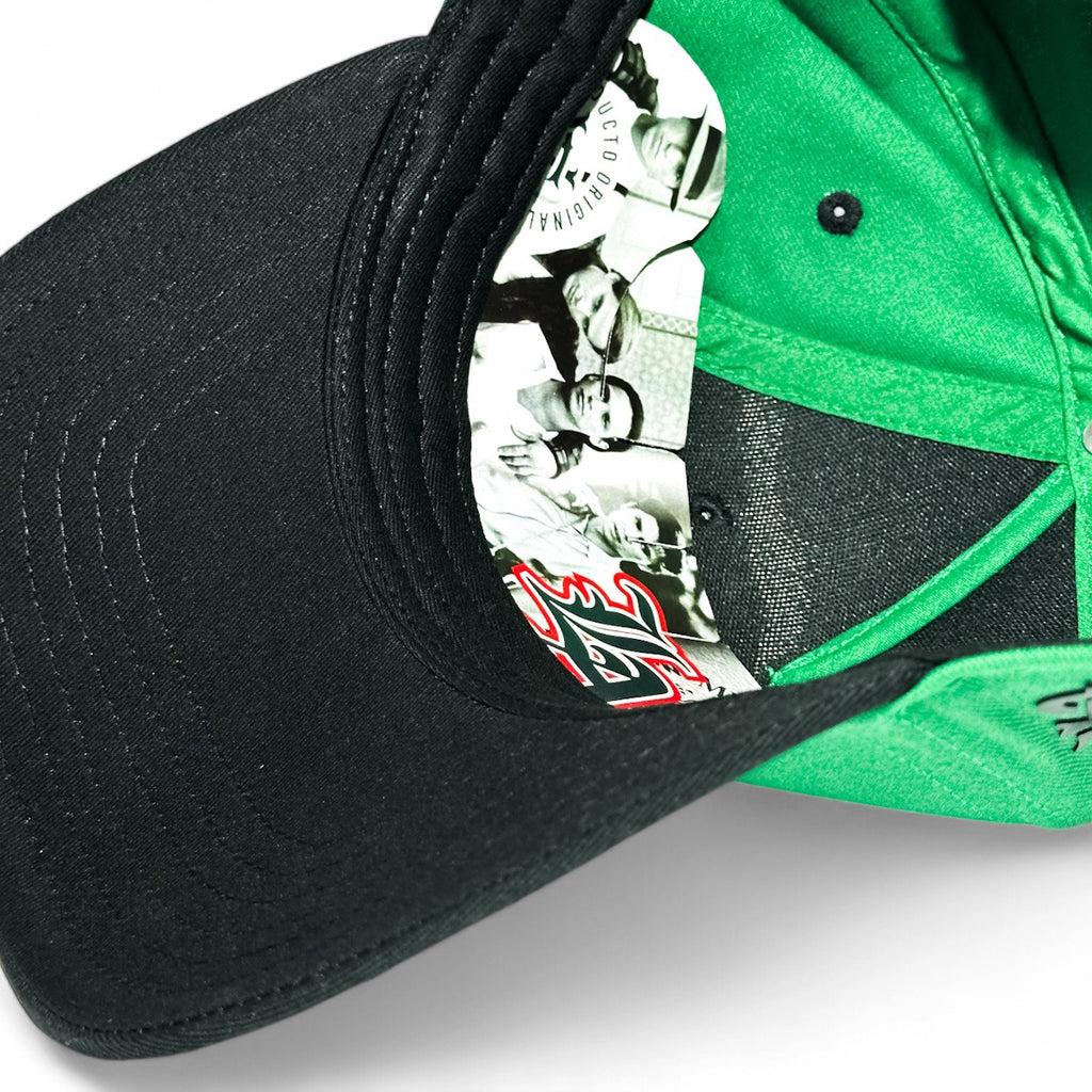 Gorra VAGO Style LAMX Verde Visera Curva Negra-Unitalla