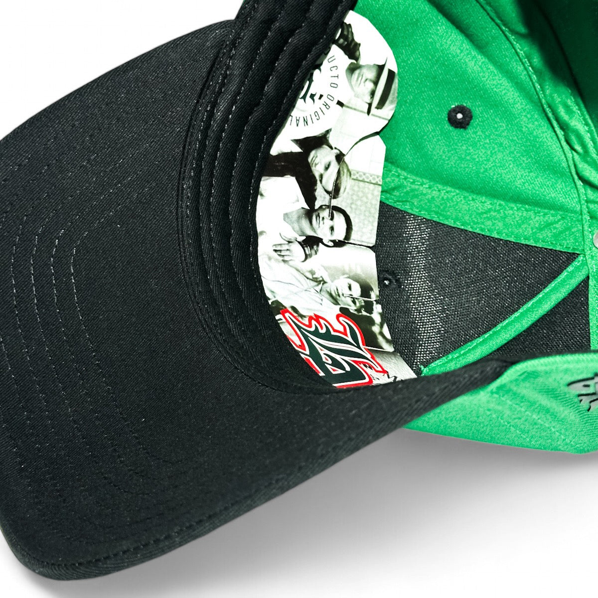 Gorra VAGO Style LAMX Verde Visera Curva Negra-Unitalla