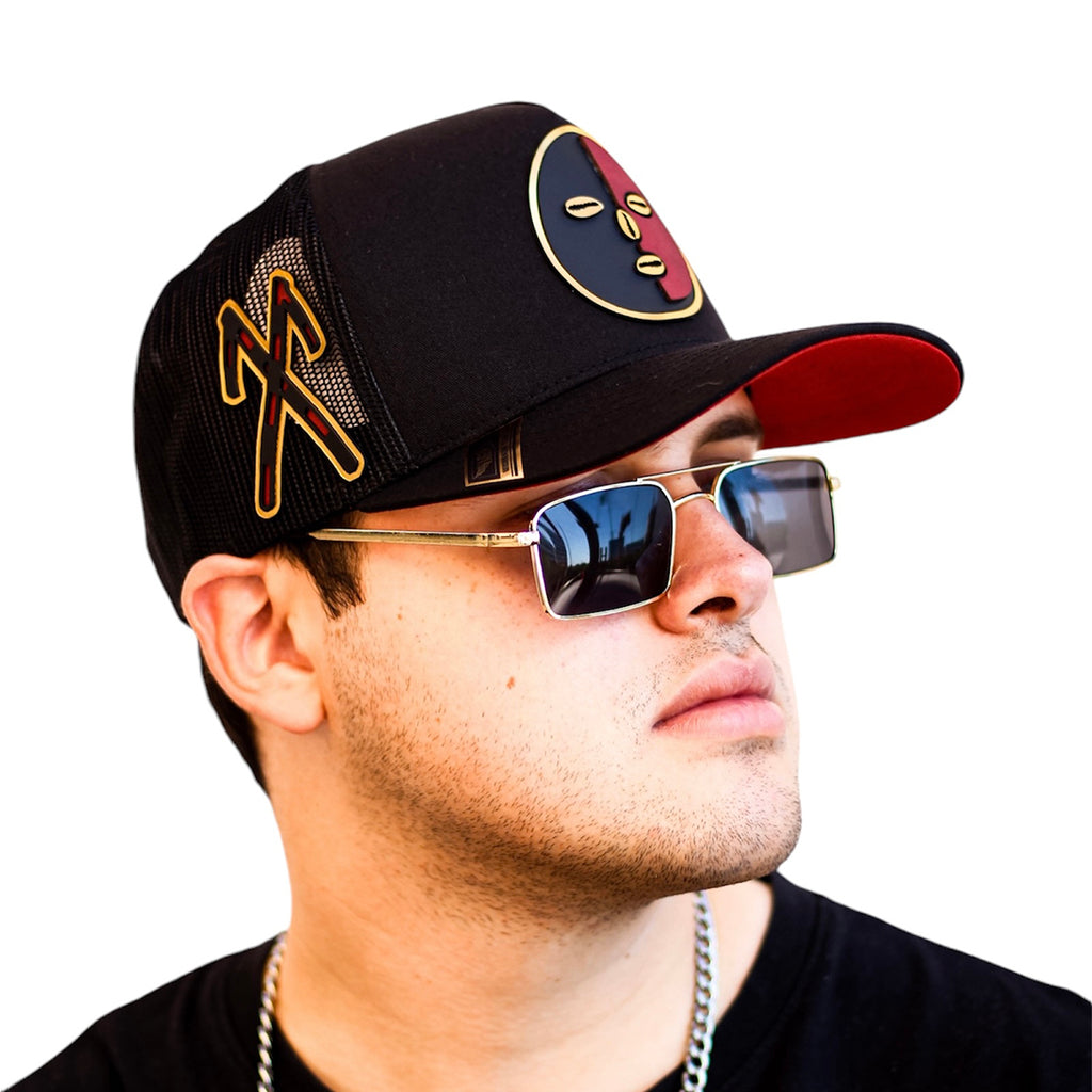 Gorra Eleggua Negra Snapback Hombre Diseño Exclusivo