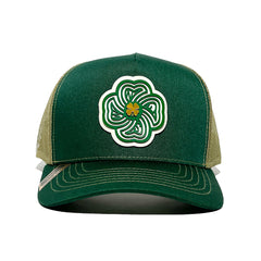 Gorra VAGO Style snapback trébol verde de lujo artesanal