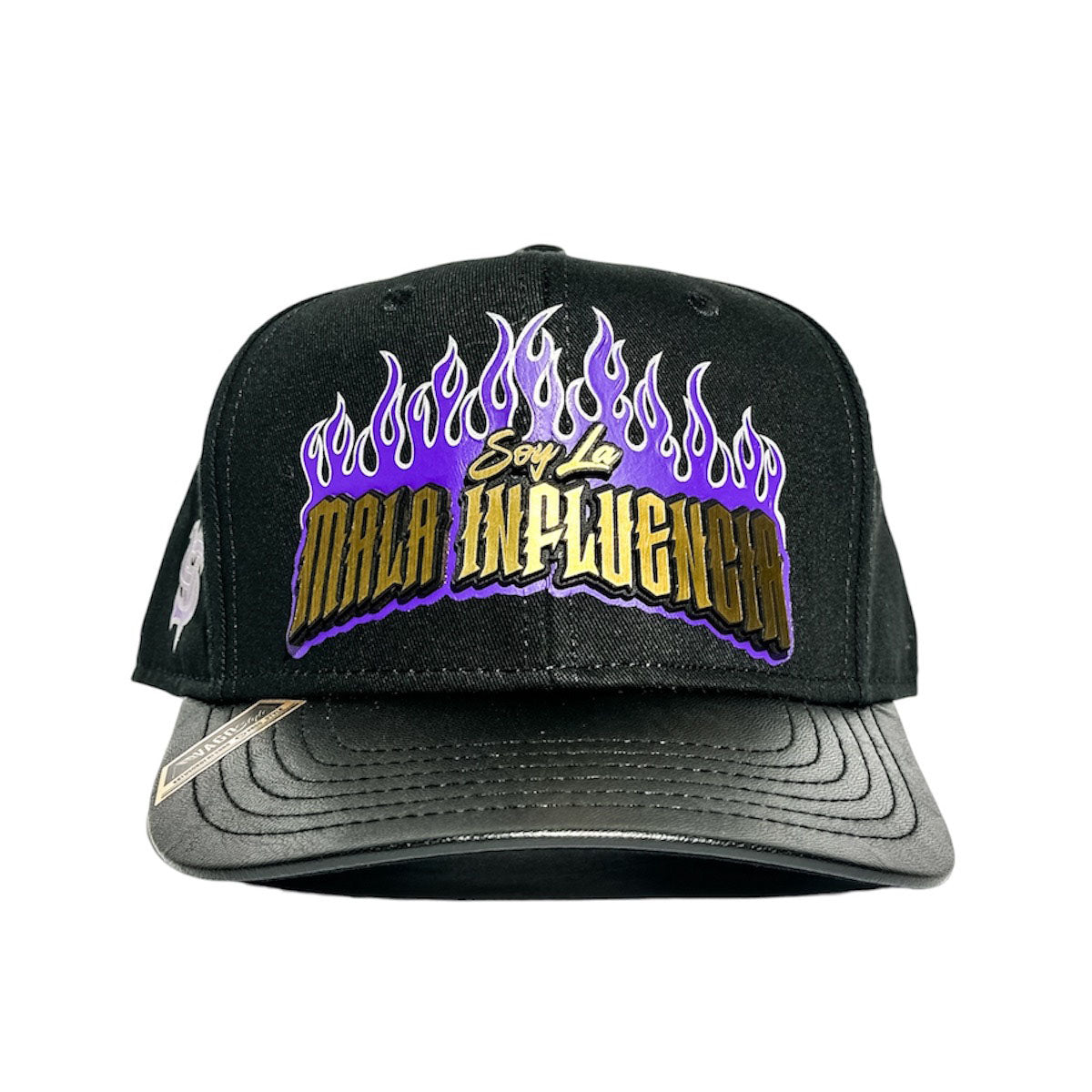 Gorra snapback Vago Style Mala Influencia diseño reflectivo