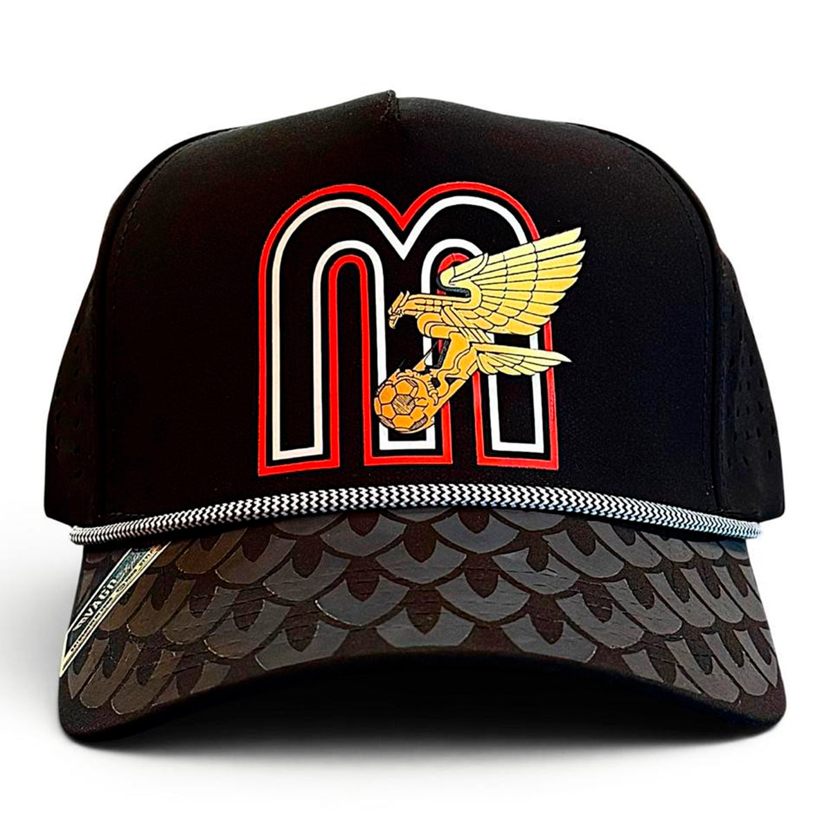VAGO MEXICO 26 Gorra Dryfit Visera Curva Negra
