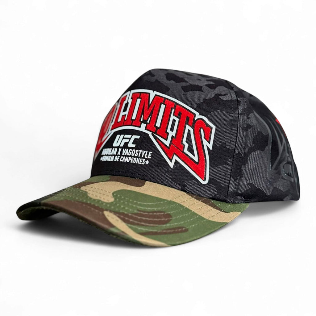 VAGO NO LIMITS Gorra Visera Curva Camuflajeada Negra y Verde-Unitalla