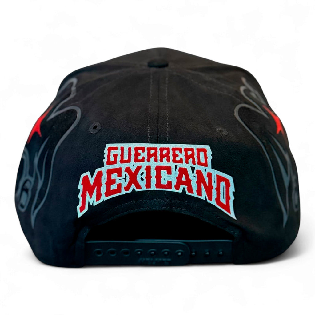 VAGO NO LIMITS UFC Gorra Visera Curva Gamuza Negra con Rojo-Unitalla