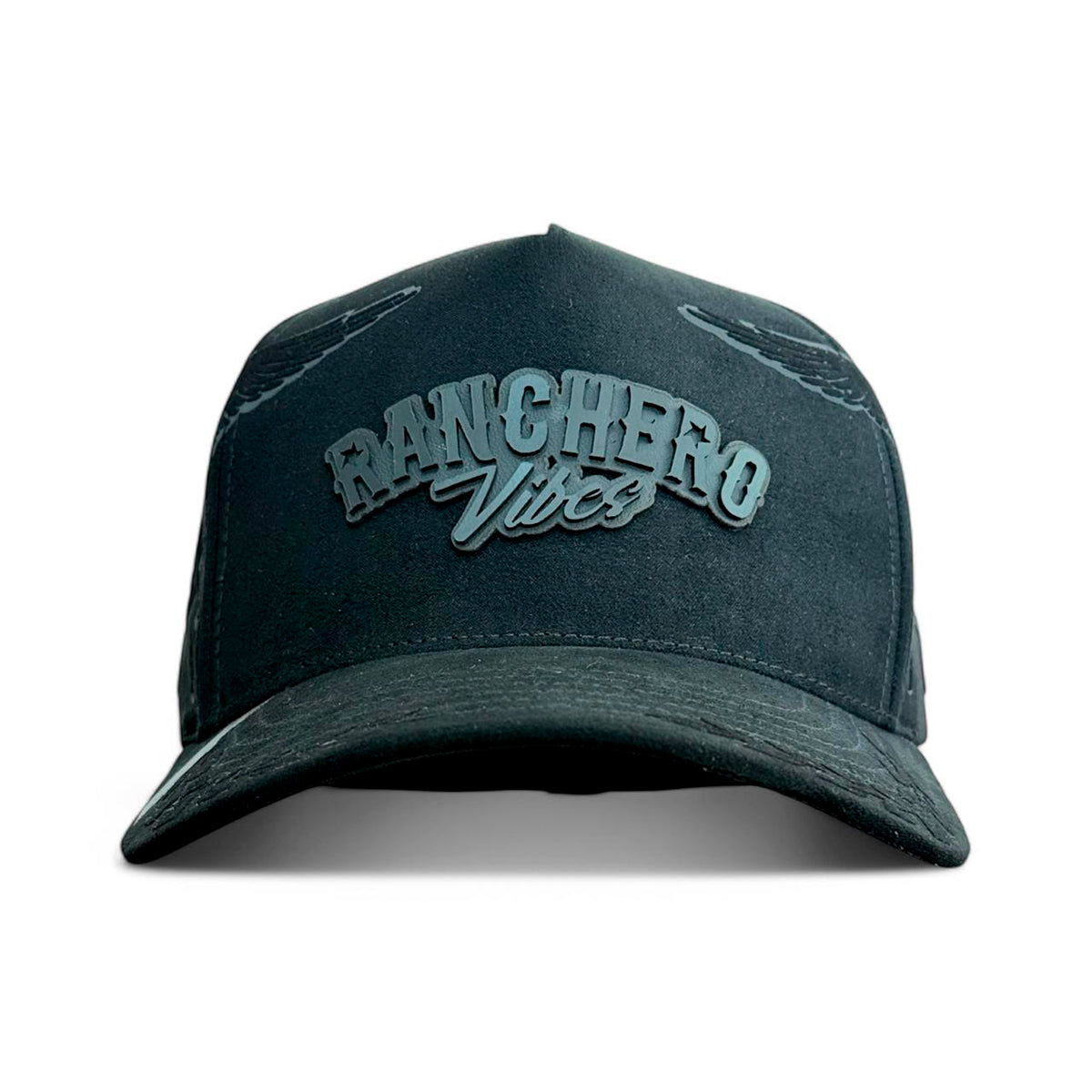 VAGO RANCHERO VIBES Gorra Unica Visera Curva Negra Gamuza-Unitalla