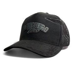 VAGO RANCHERO VIBES Gorra Unica Visera Curva Negra Gamuza-Unitalla