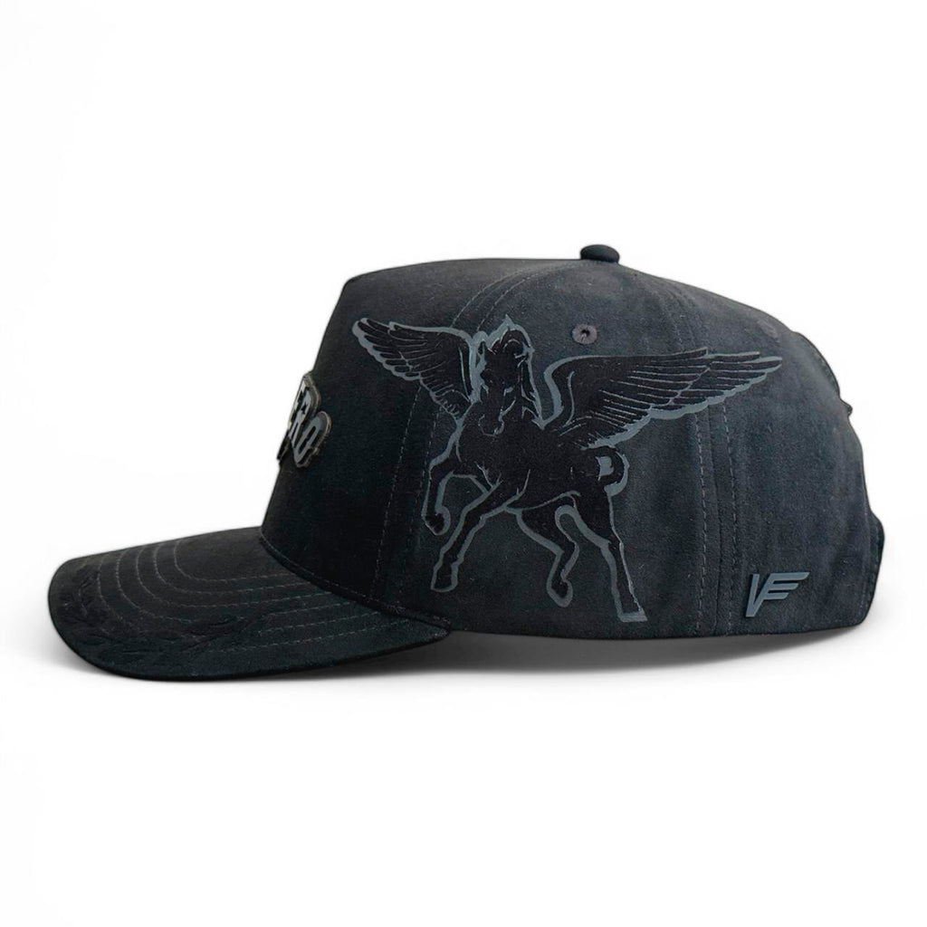 VAGO RANCHERO VIBES Gorra Unica Visera Curva Negra Gamuza-Unitalla