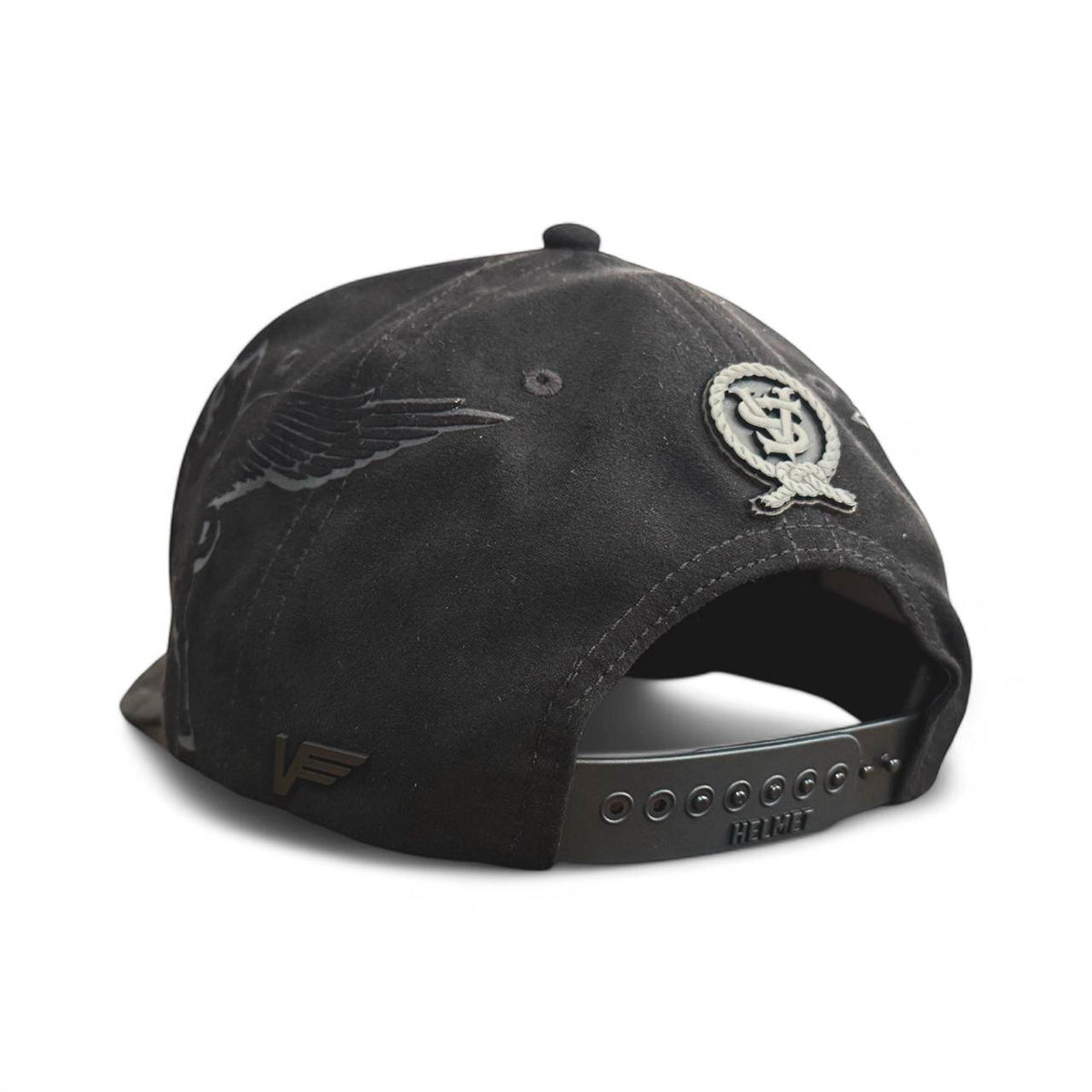 VAGO RANCHERO VIBES Gorra Unica Visera Curva Negra Gamuza-Unitalla