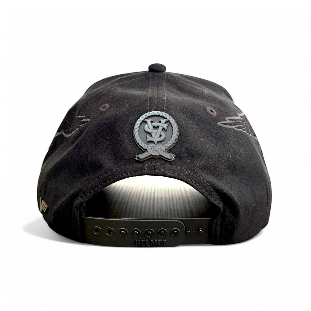VAGO RANCHERO VIBES Gorra Unica Visera Curva Negra Gamuza-Unitalla