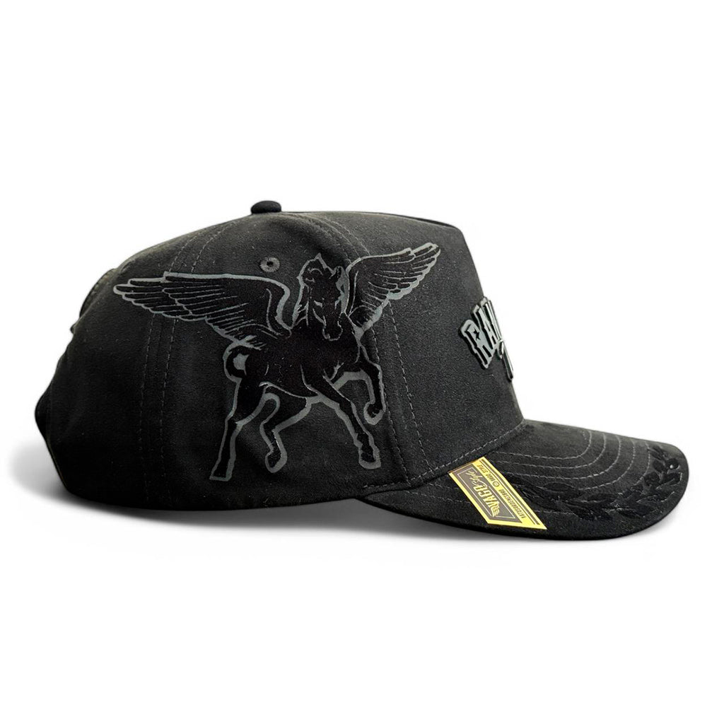 VAGO RANCHERO VIBES Gorra Unica Visera Curva Negra Gamuza-Unitalla
