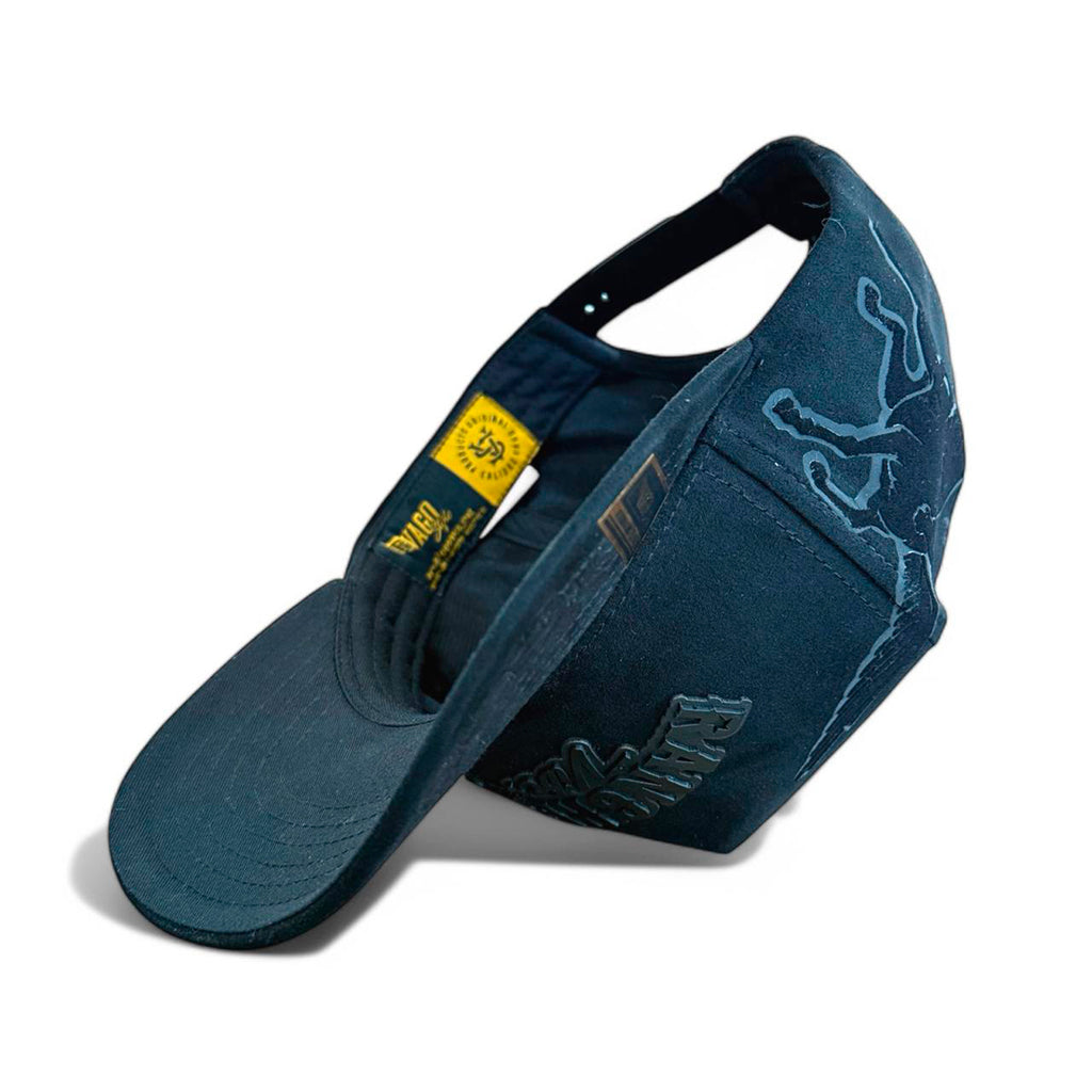 VAGO RANCHERO VIBES Gorra Unica Visera Curva Negra Gamuza-Unitalla