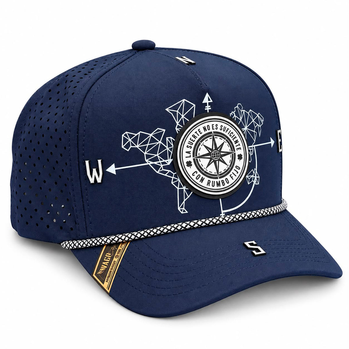 Gorra VAGO Style Rumbo Fijo Dryfit Azul Marino