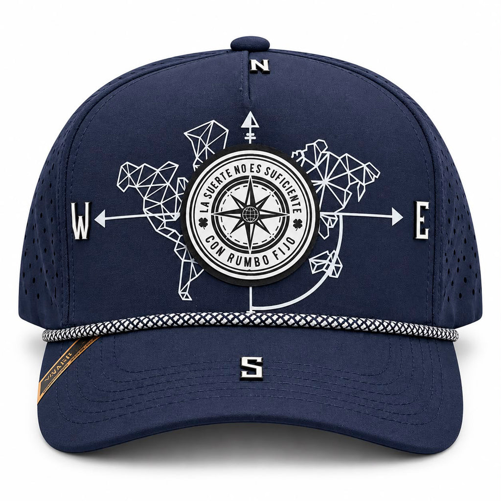 Gorra VAGO Style Rumbo Fijo Dryfit Azul Marino