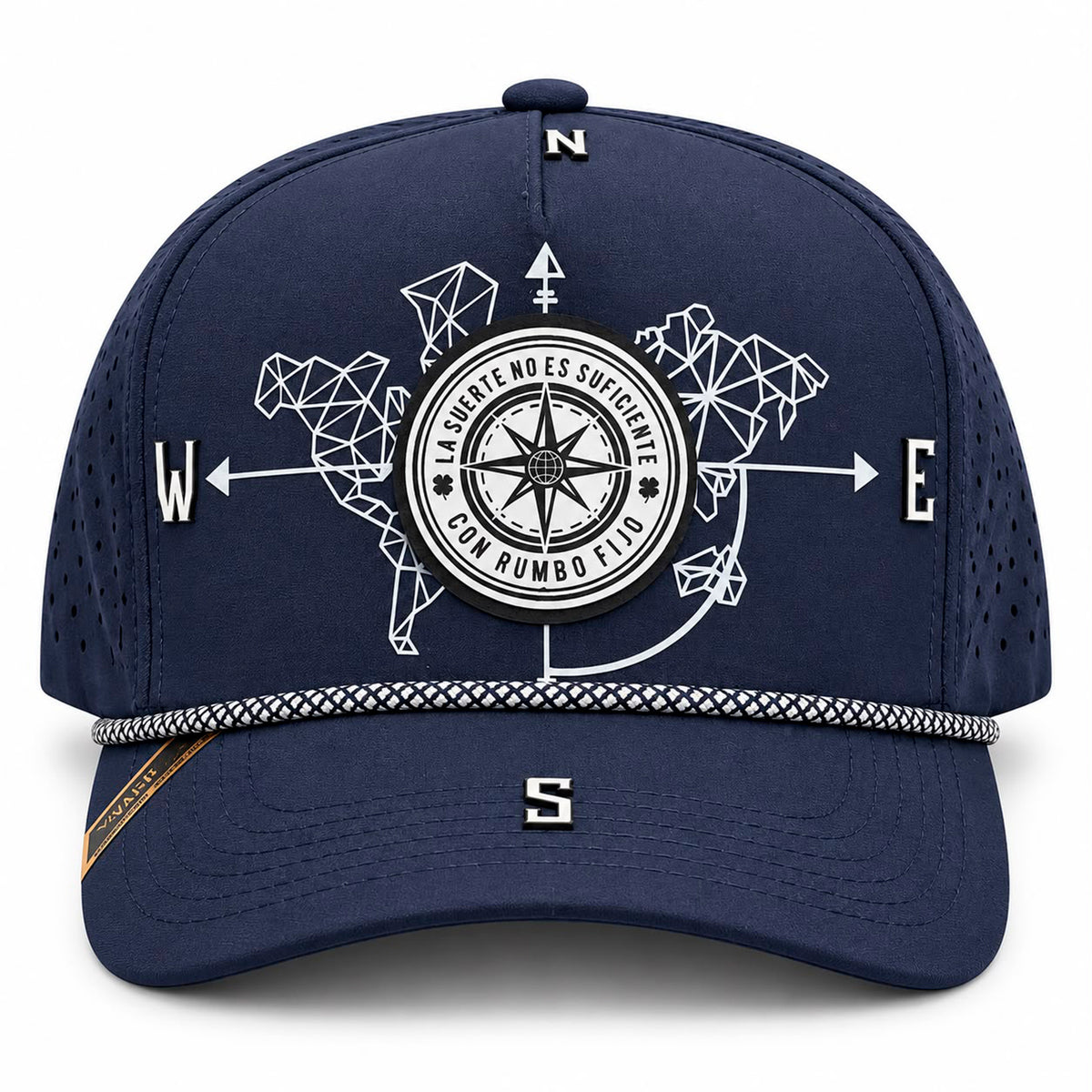 Gorra VAGO Style Rumbo Fijo Dryfit Azul Marino