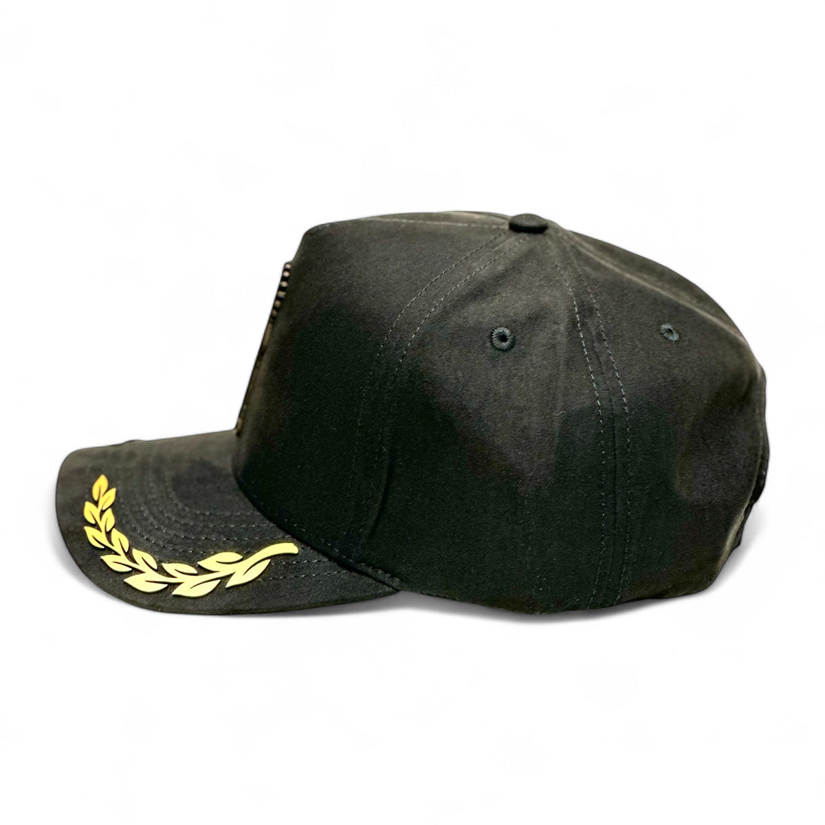 Gorra Vago Style San Judas Placa Dorada Snapback Negra-Unitalla