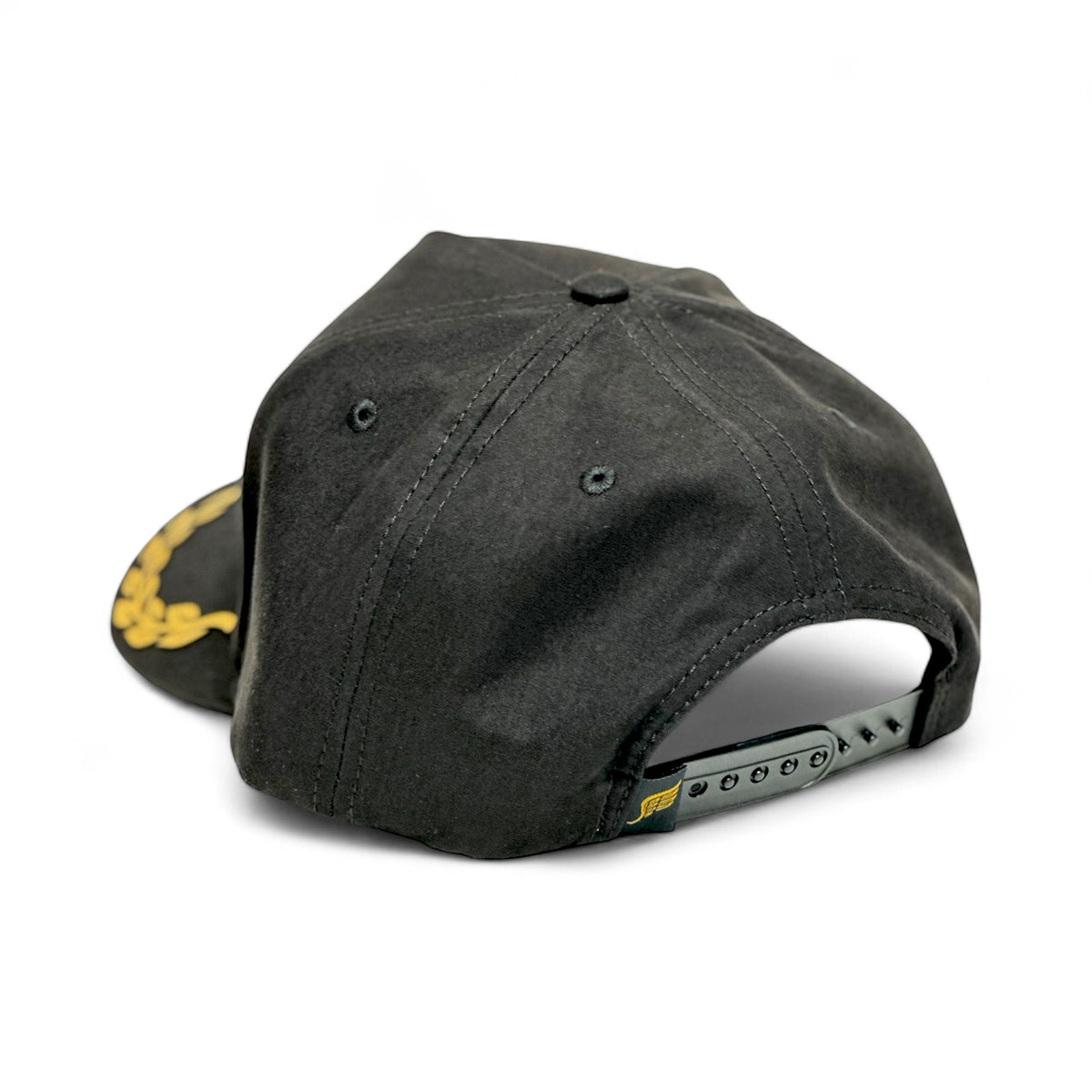 Gorra Vago Style San Judas Placa Dorada Snapback Negra-Unitalla