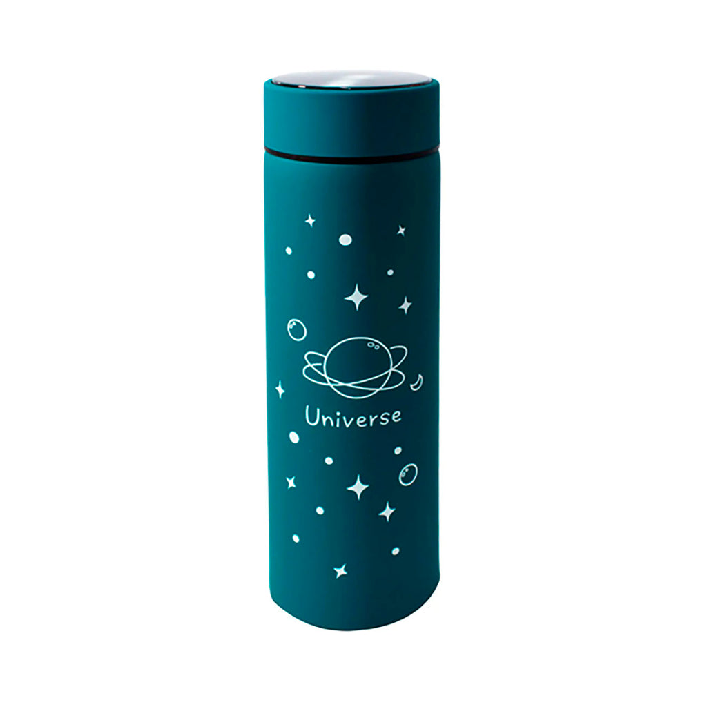 Termo Inteligente Lector De Temperatura 500 Ml Buytiti - Verde oscuro