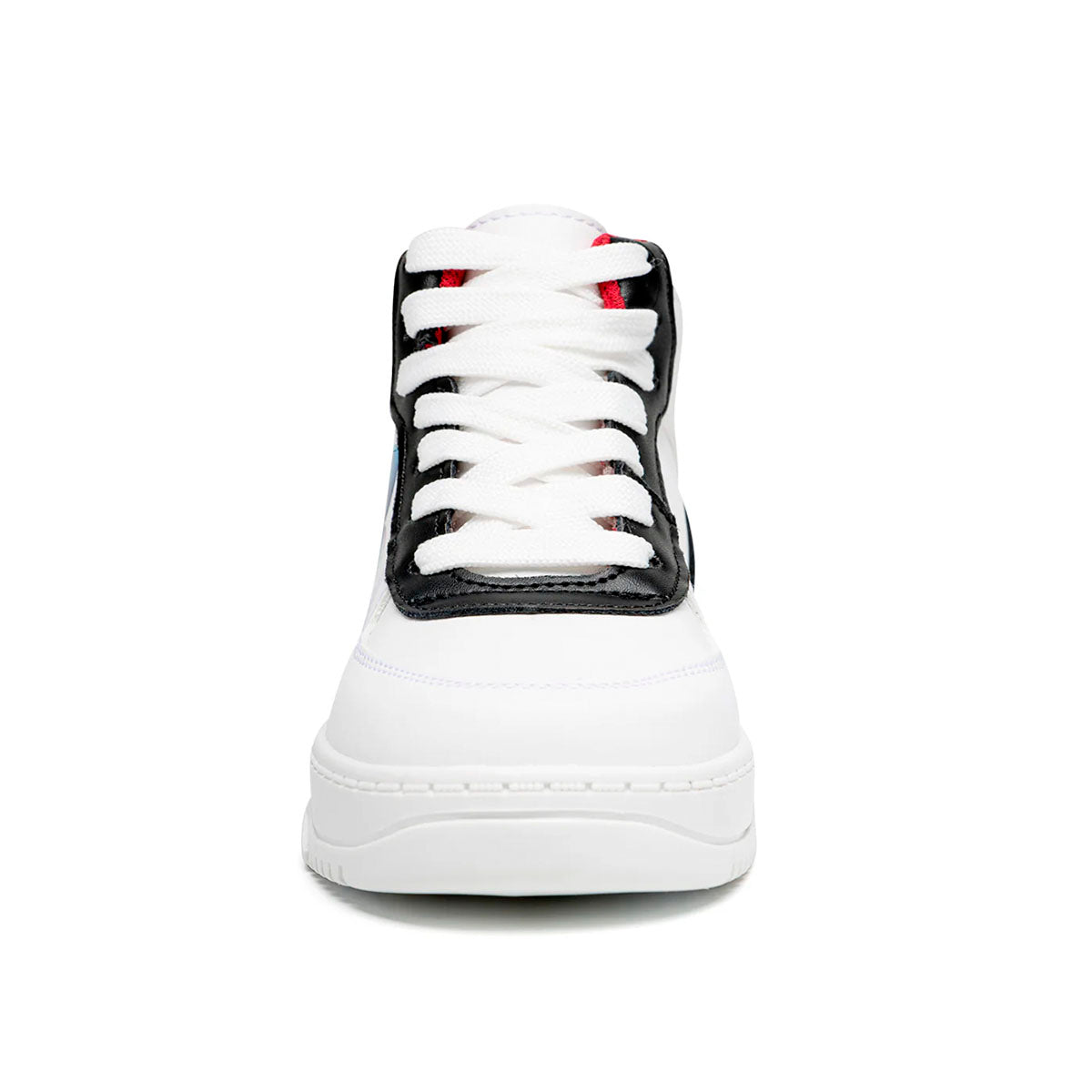 Tenis Ladybug niña blancos Yuyin tipo bota con soporte seguro