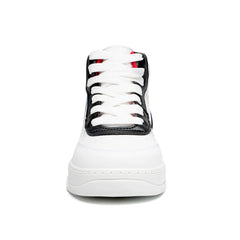 Tenis Ladybug niña blancos Yuyin tipo bota con soporte seguro