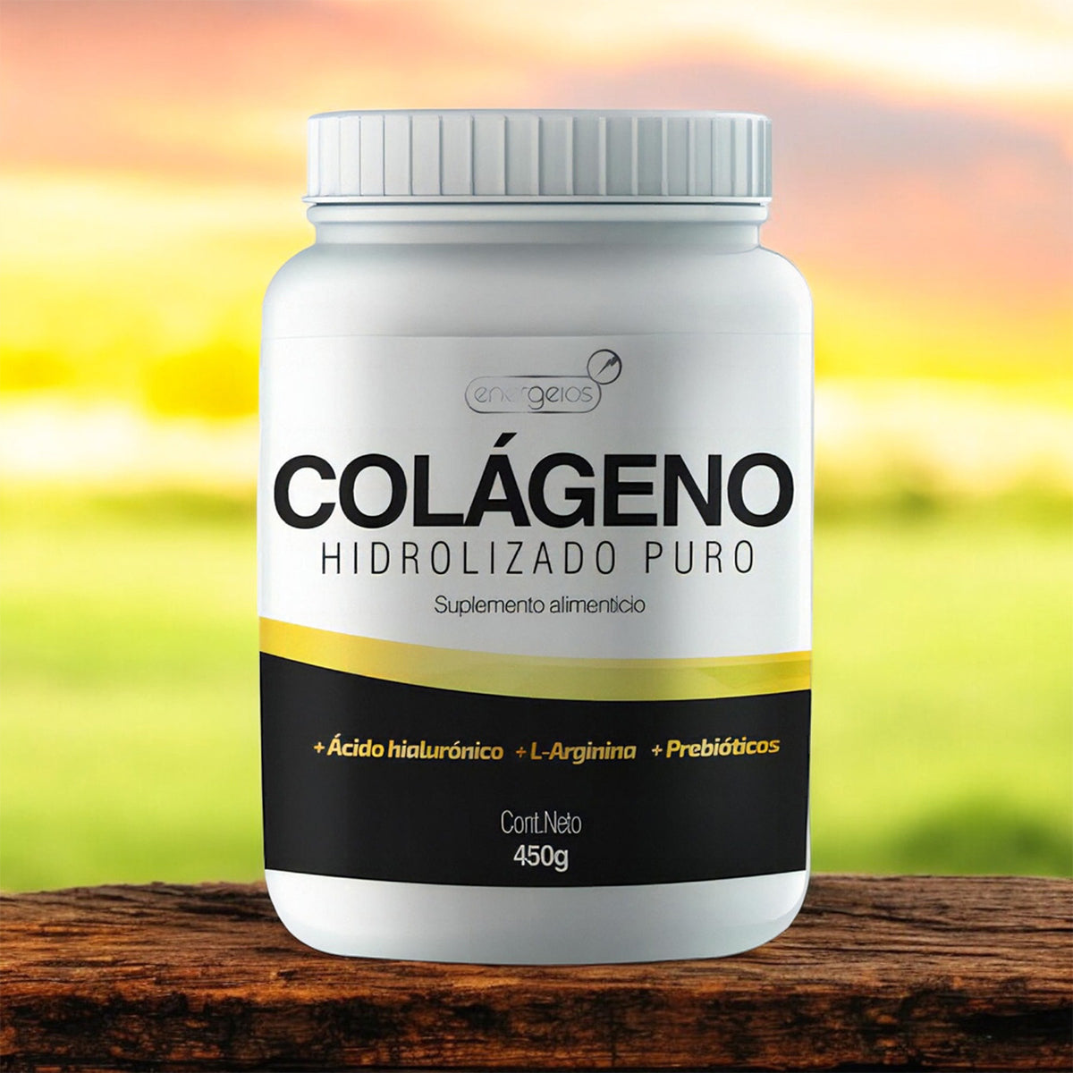 Colágeno Hidrolizado 450g Pack 2 Meses Antiedad Energeios