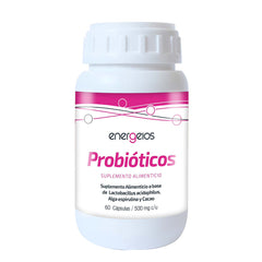 Probióticos espirulina 180 cápsulas energeios suplemento