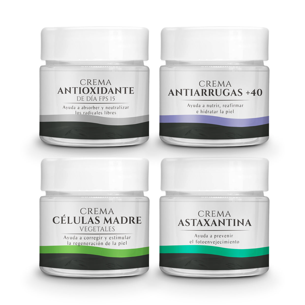 Kit facial crema antiarrugas y células madre Rejuvenu