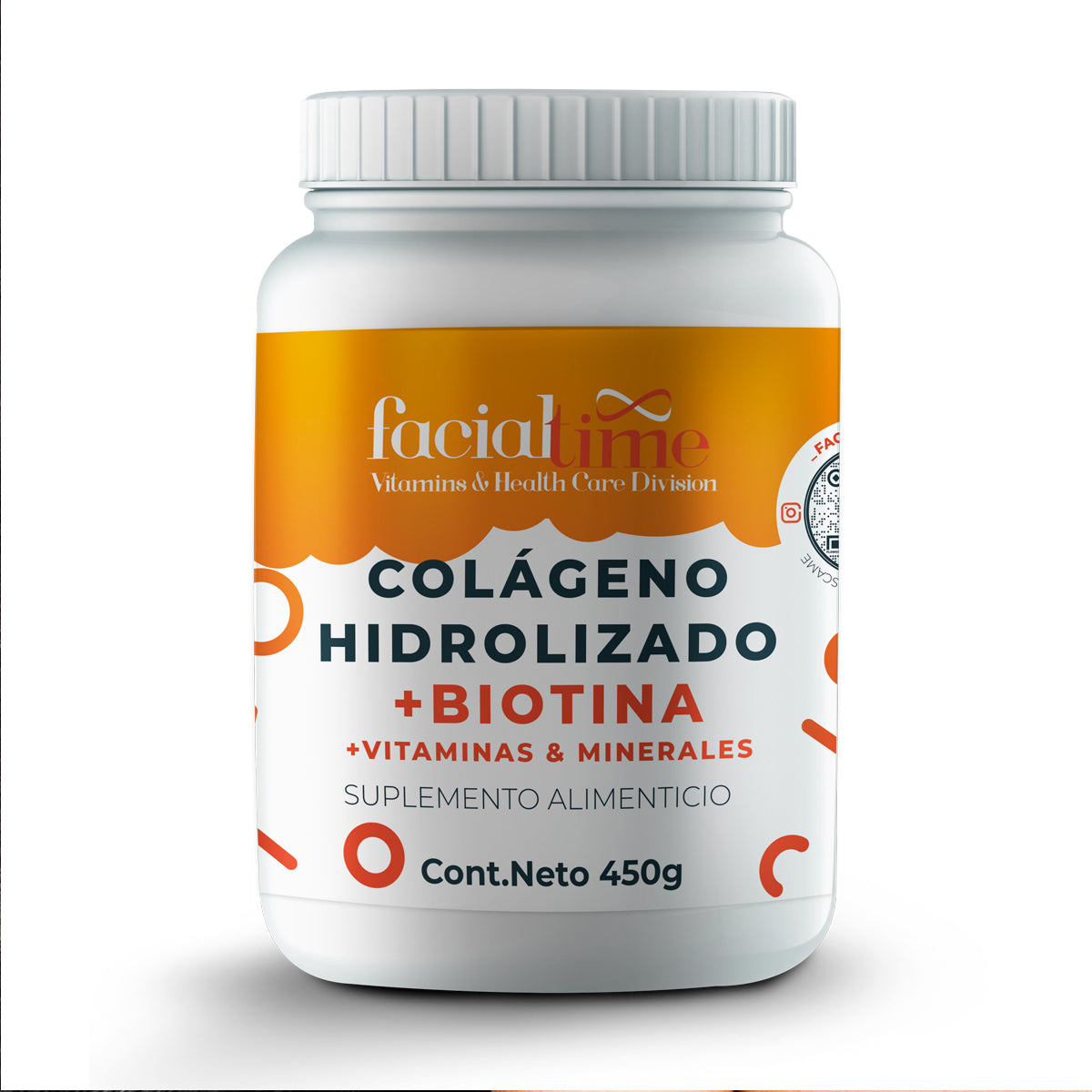 Kit colágeno biotina y jabón azufre 450g FacialTime