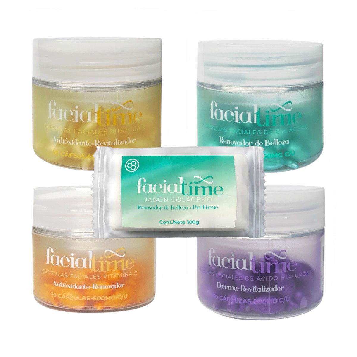 Kit Facial Ácido Hialurónico y Jabón de Colágeno Facialtime