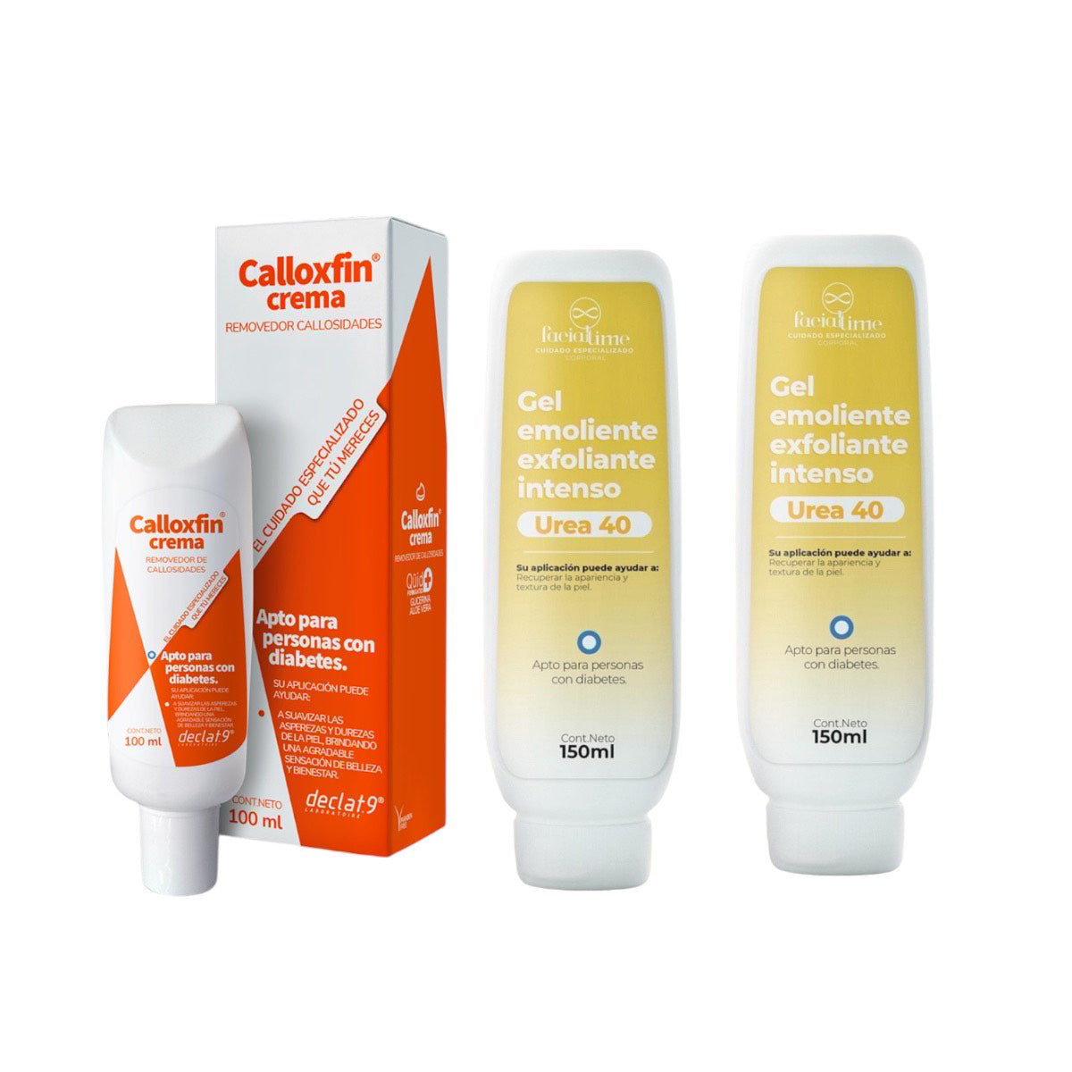 Kit crema pies y callos con urea y vitamina E FacialTime