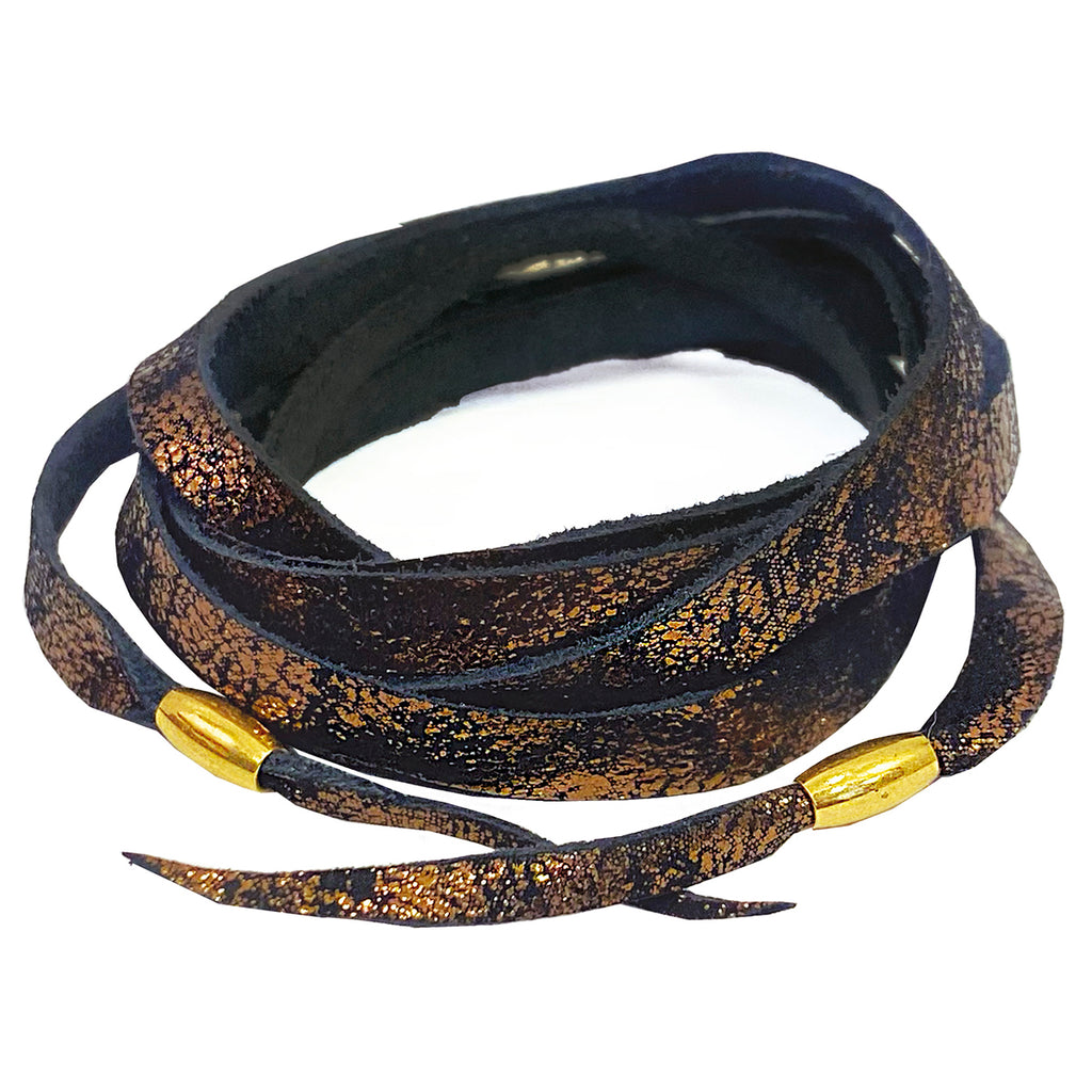 Pulsera intención varias vueltas piel Vangania unisex