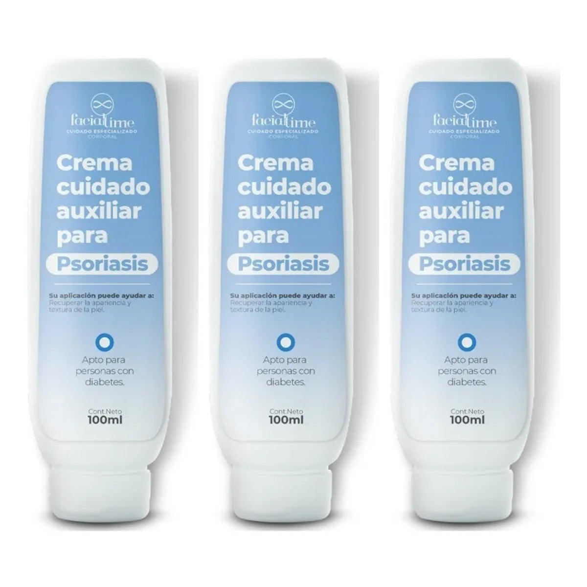 Crema hidratante urea aloe vitamina A psoriasis FacialTime