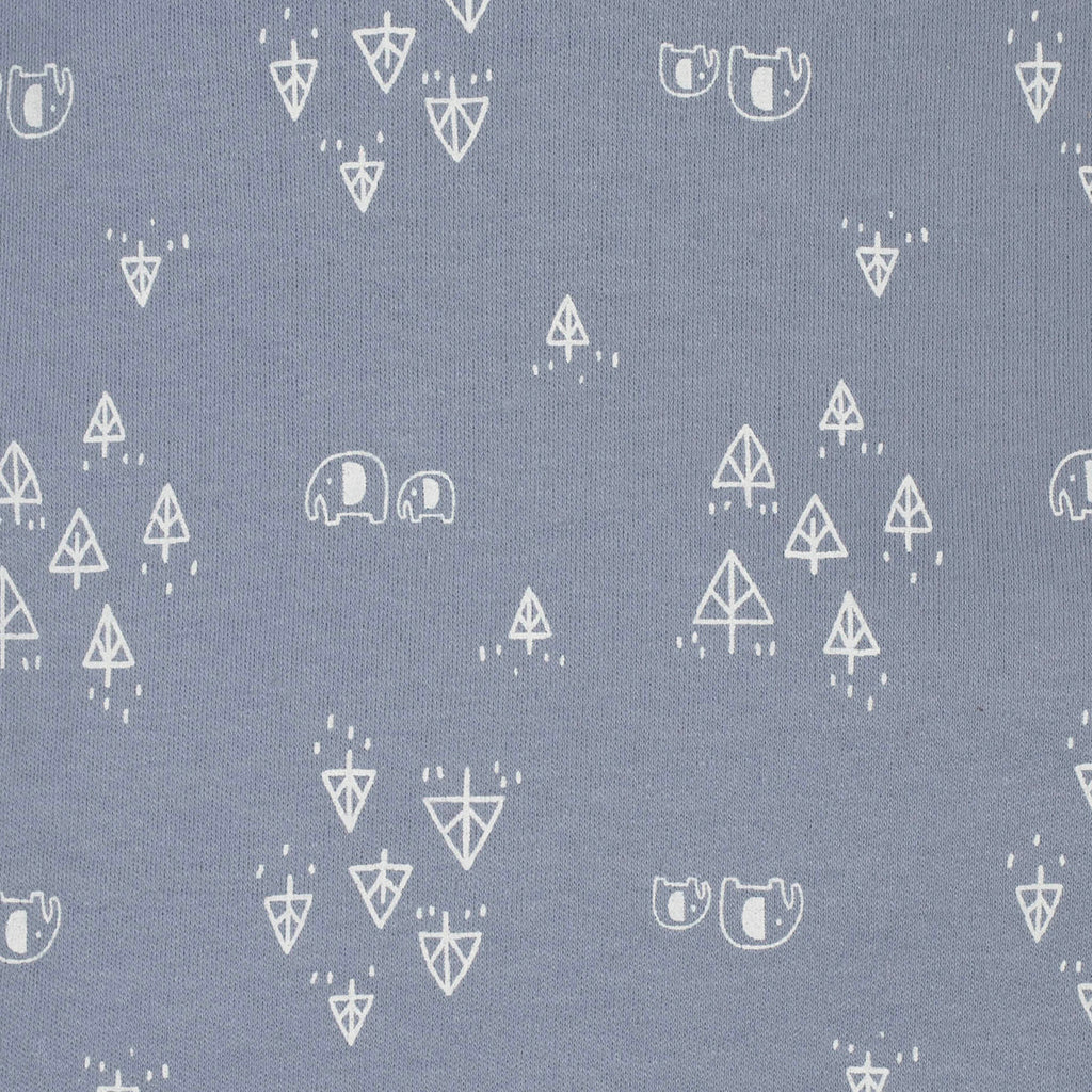 Set 3 piezas Gerber camisón gorrito patucos algodón gris-0-6M