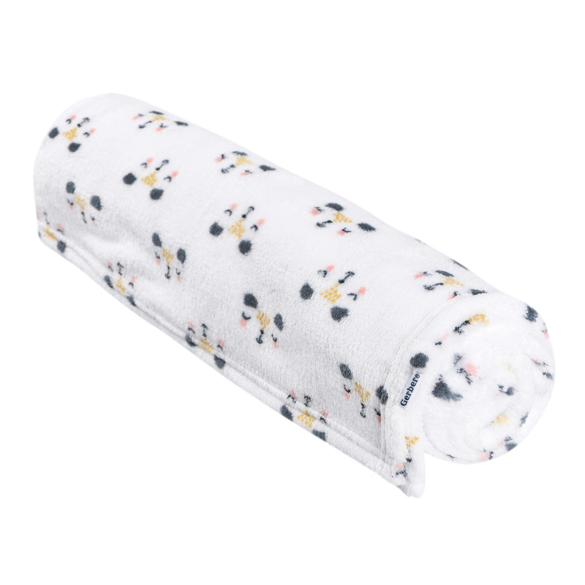 Cobija Gerber blanca manta polar fleece suave para bebé-OSZ