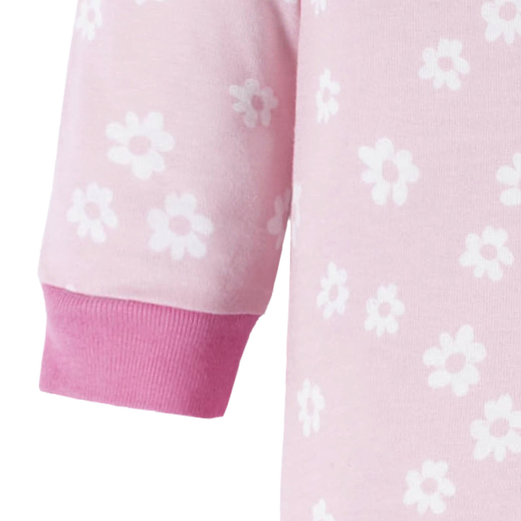 Mameluco Gerber para bebé pack 2 pijamas algodón rosa-0-3M