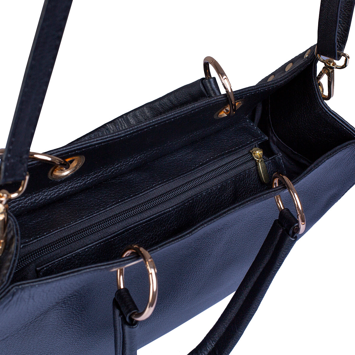 Bolsa castelli dama piel genuina tote grande elegante