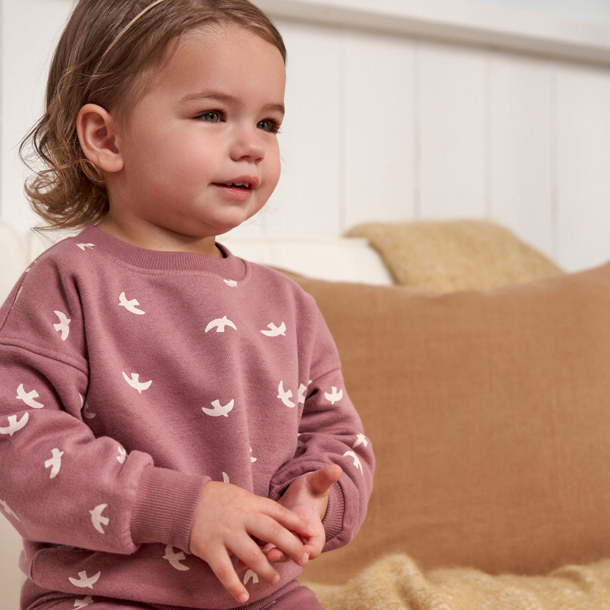 Conjunto Gerber niña sudadera y pantalón cómodo rosa-5T