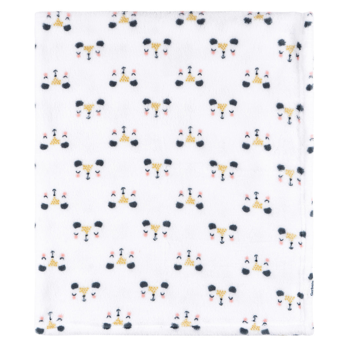 Cobija Gerber blanca manta polar fleece suave para bebé-OSZ