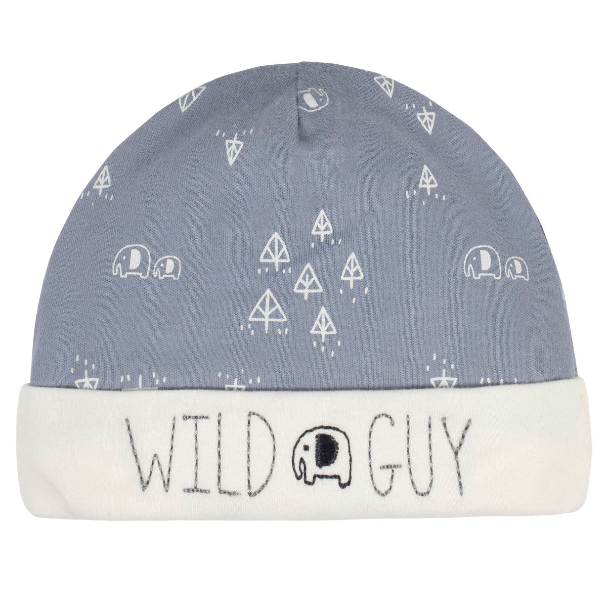 Set 3 piezas Gerber camisón gorrito patucos algodón gris-0-6M
