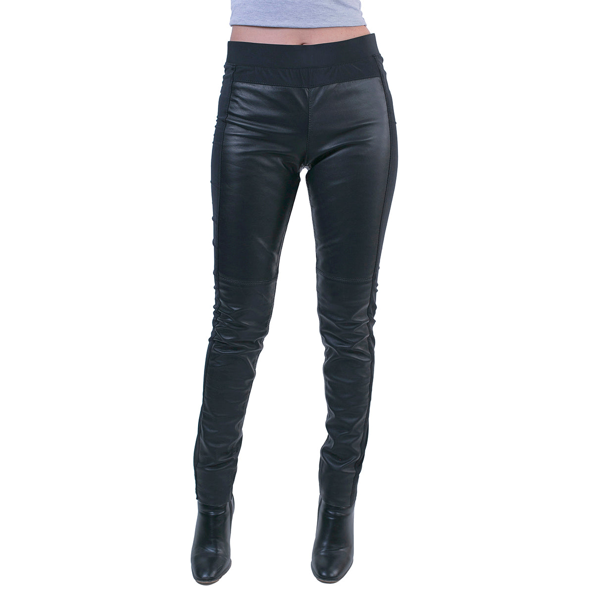 Leggings piel borrego Castelli dama skinny elástico costados-XXL
