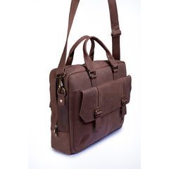 Portafolio piel genuina castelli laptop 18 pulgadas